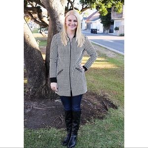 Sanctuary Houndstooth Coat